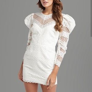 NEW Bardot Lana crocheted cut-out dress